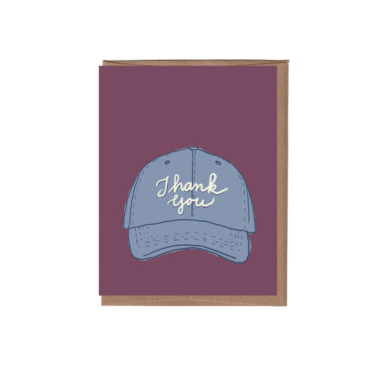 Dad Hat Thank You Greeting Card
