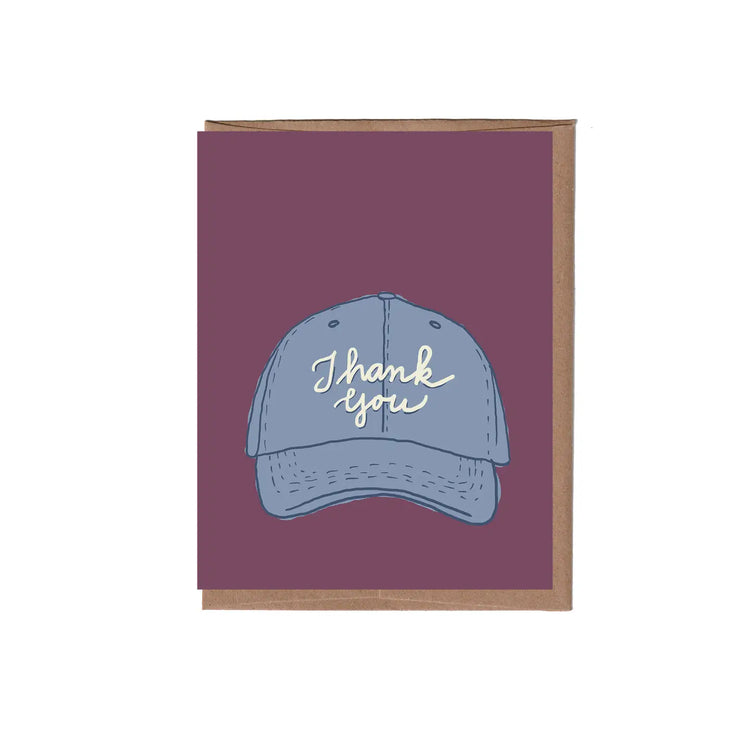 Dad Hat Thank You Greeting Card