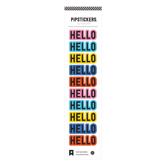 Fuzzy Salutations Stickers