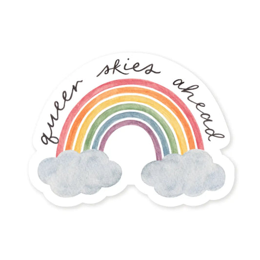 Queer Skies Rainbow Sticker
