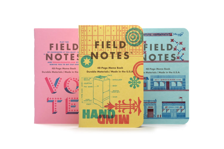 United States of Letterpress Field Notes