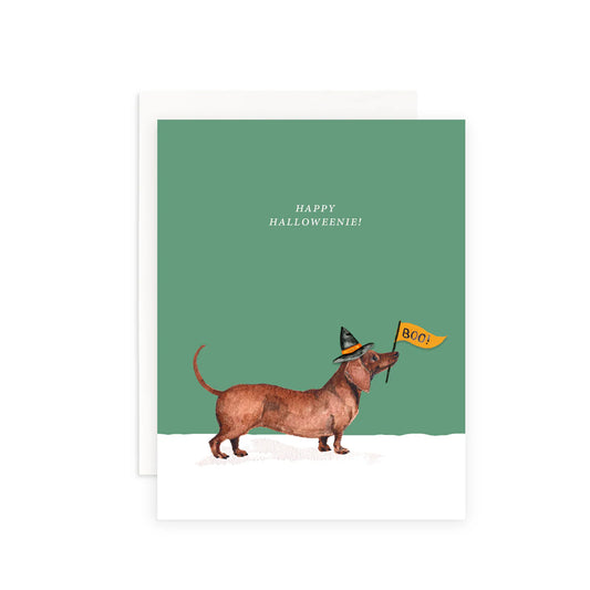 Happy Halloweenie Card