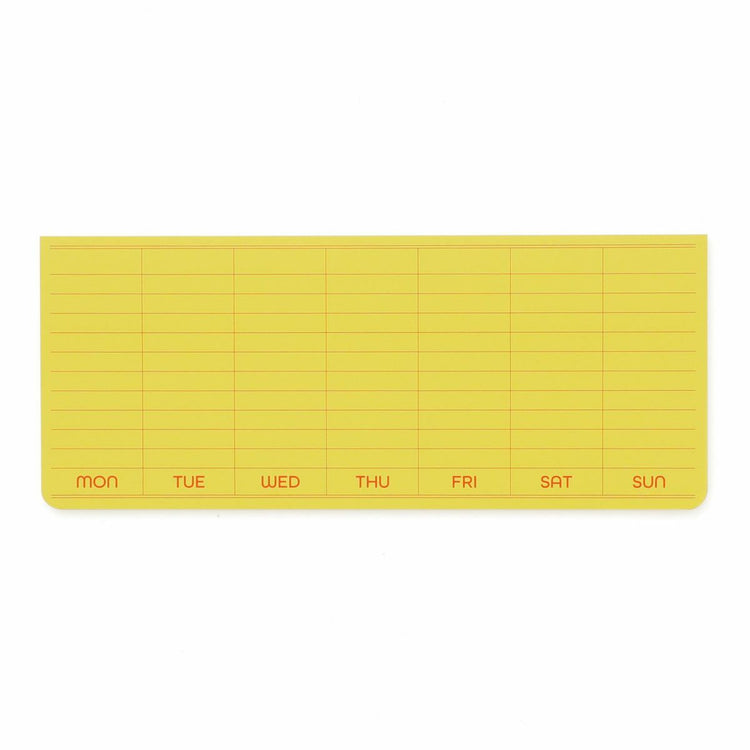 Sticky Memo-Pad Weekly Planner