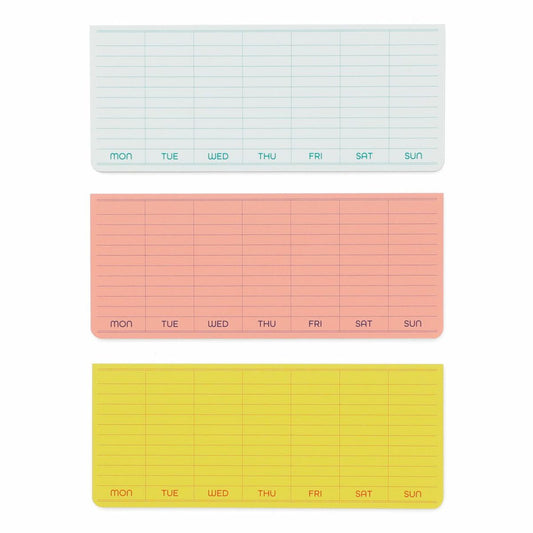 Sticky Memo-Pad Weekly Planner