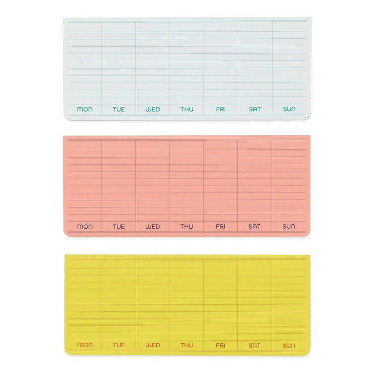 Sticky Memo-Pad Weekly Planner
