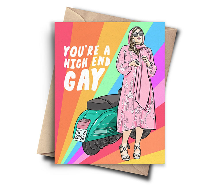 High End Gay Greeting Card