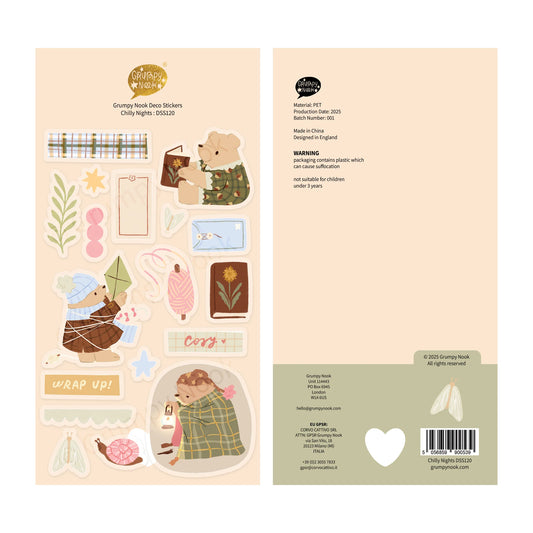 Chilly Night Sticker Sheet
