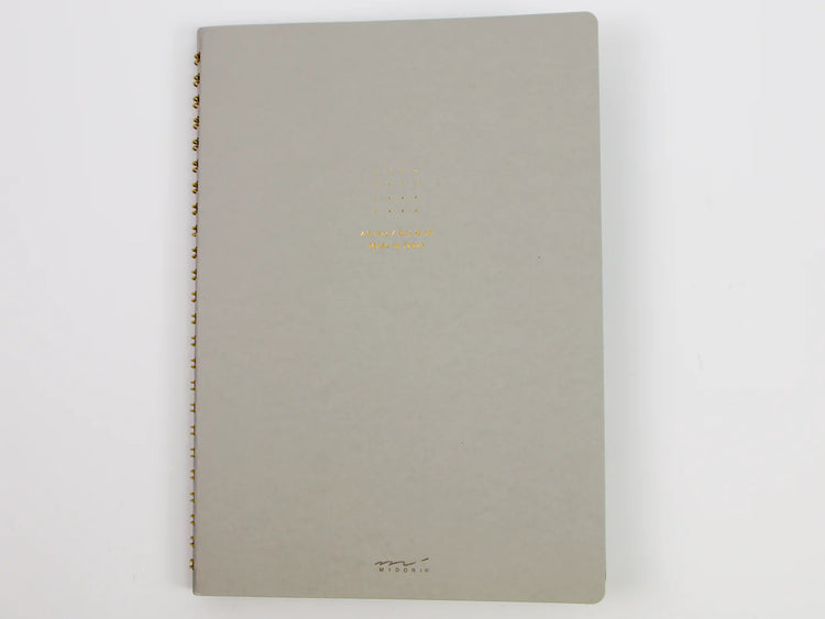 Midori Dot Grid Gray Notebook