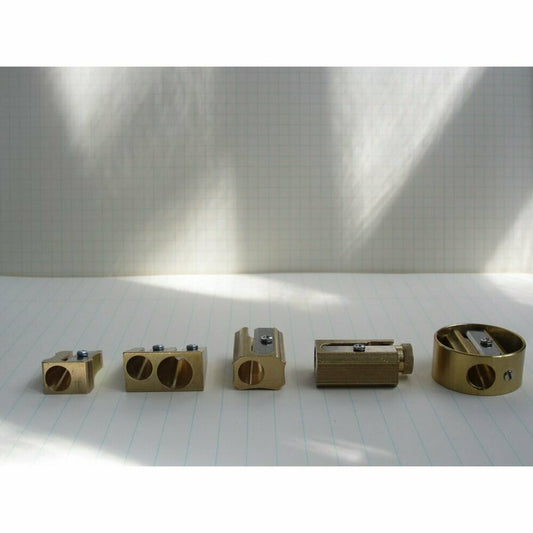 Brass Wedge Single Sharpener