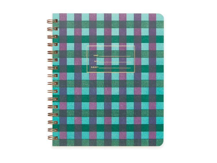 Plaid Notebook