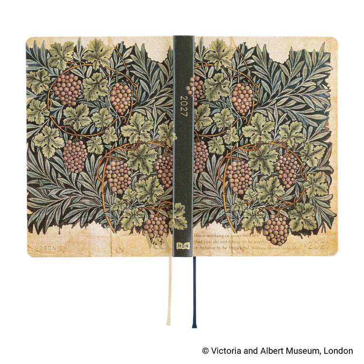Hobonichi A6 Hon - V&A Series: Vine