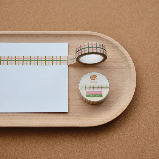Old School Grid Washi Tape