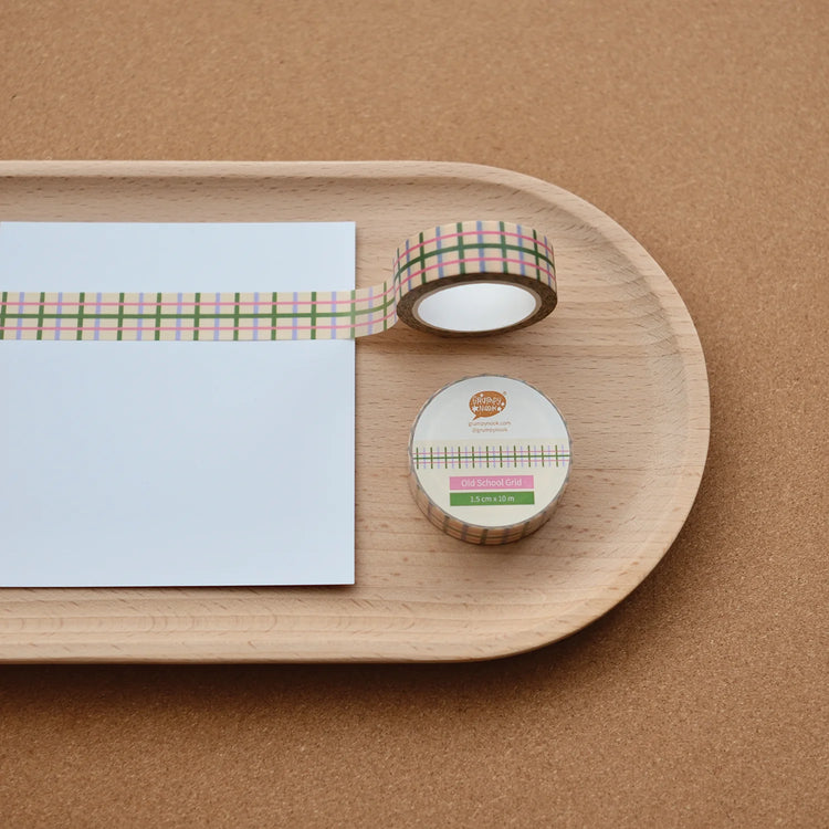 Old School Grid Washi Tape