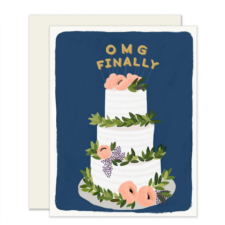 OMG Finally - Wedding Card