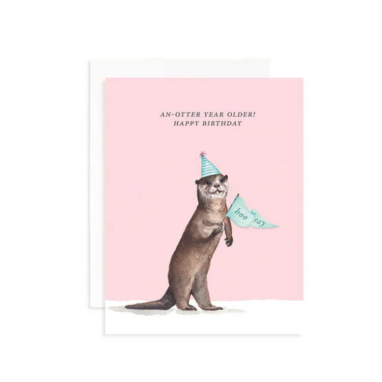 An-Otter Year Older Birthday Card