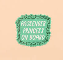 Passenger Princess Sticker