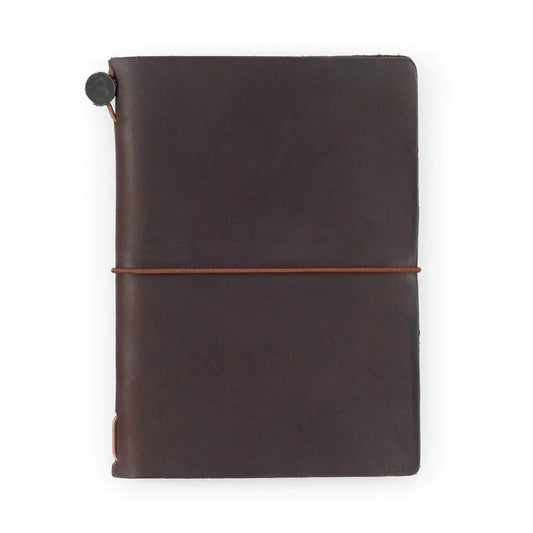 Traveler's Company Leather Journal Starter Kit Brown - Passport Size