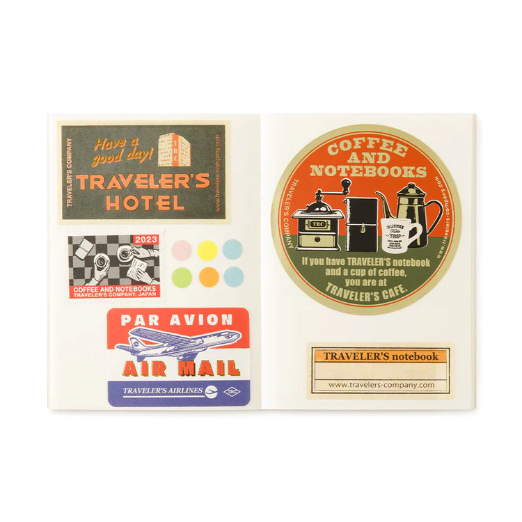 Traveler's Company Passport Size Refill - Sticker Release Paper