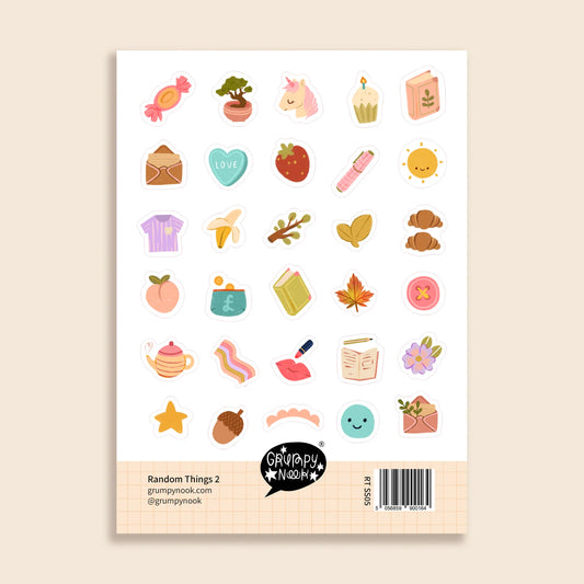 Random Things 2 Sticker Sheet