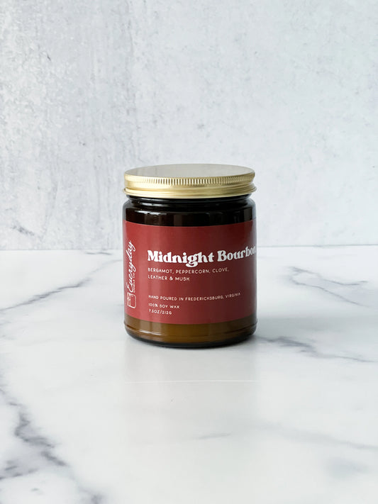 Midnight Bourbon Candle