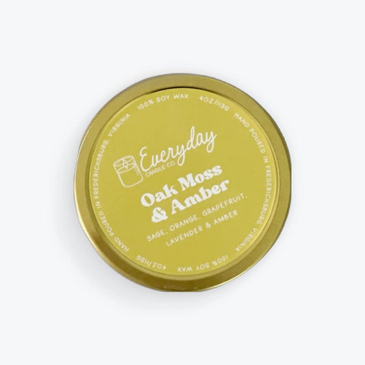 Oak Moss & Amber 3.5oz Candle Tin