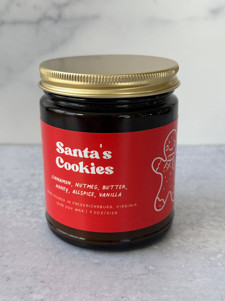 Santa's Cookies Jar Candle