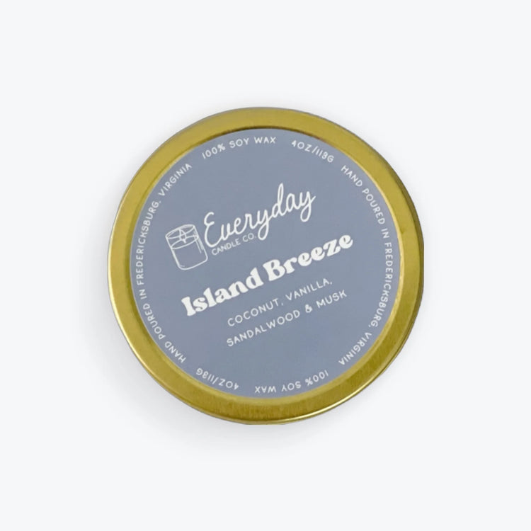 Island Breeze 3.5oz Candle Tin