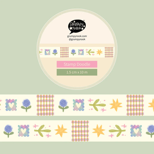Stamp Doodle Washi Tape