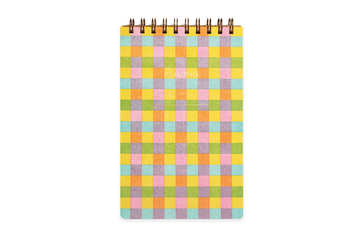 Pastel Plaid Task Pad