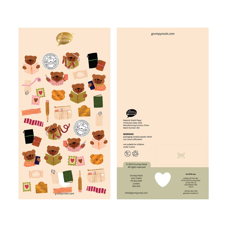 TN Bear Sticker Sheet
