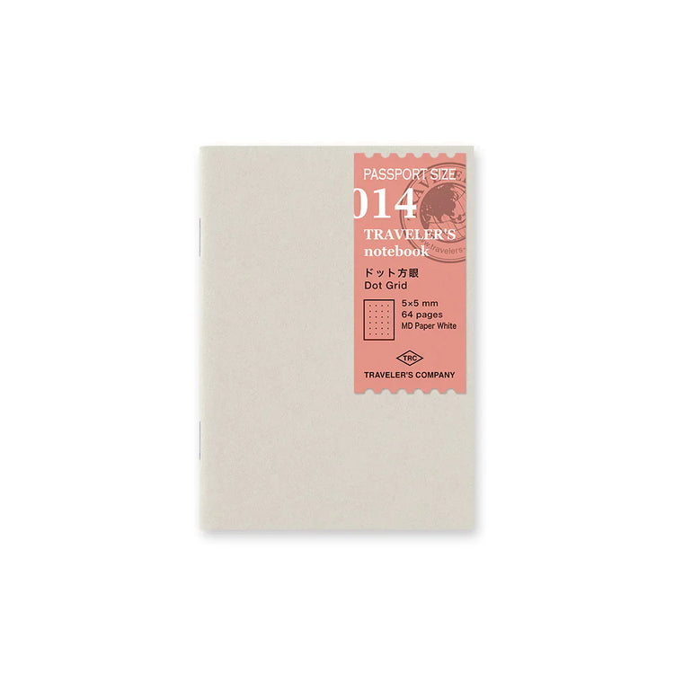 Traveler's Company Passport Size Refill - Dot Grid