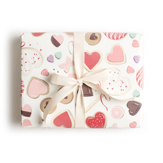 Valentine's Cookie Wrap Gift Wrap Roll