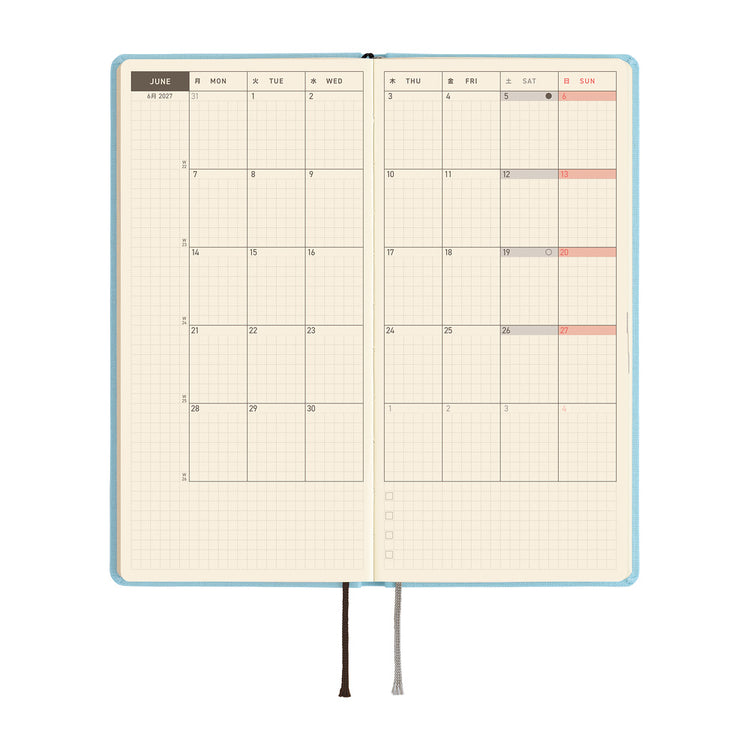 Hobonichi Techo Weeks - Colors: Sea Glass