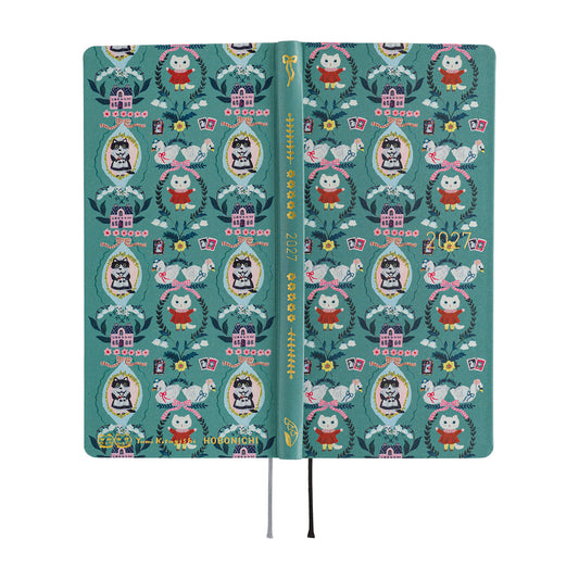 Hobonichi Techo Weeks - Yumi Kitagishi: White Cat Wallpaper
