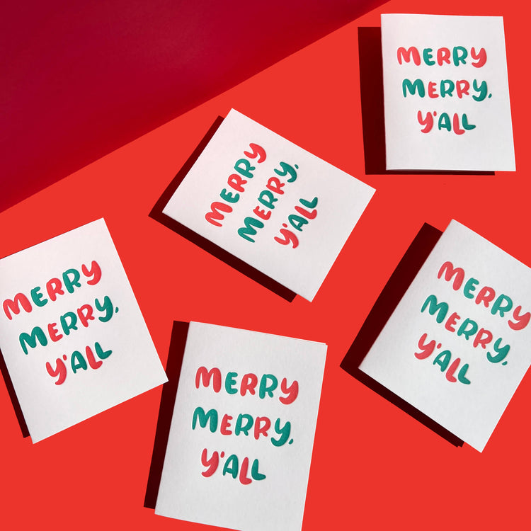 Merry Merry, Y'all Greeting Card