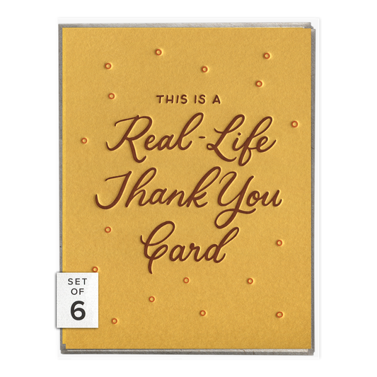Real-Life Thank You Card Boxed Set