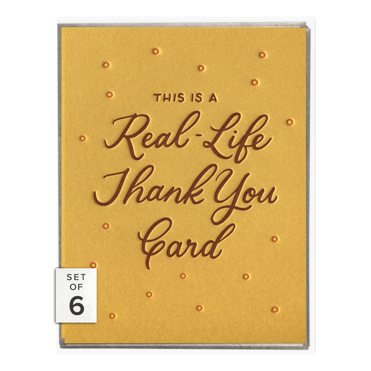 Real-Life Thank You Card Boxed Set