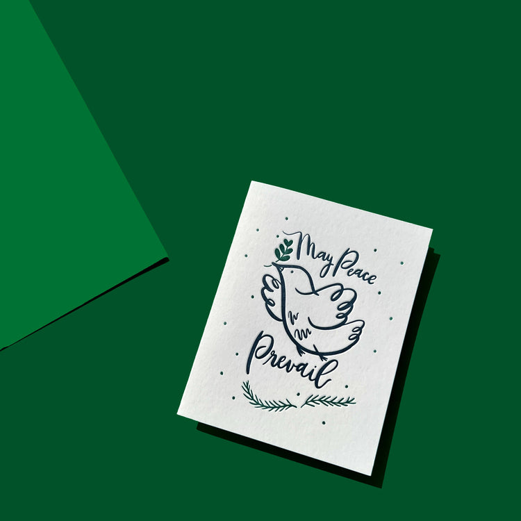 May Peace Prevail Greeting Card