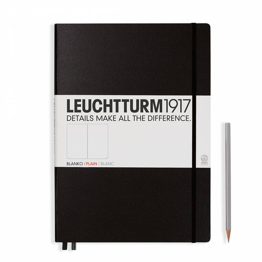 Black Large Hardcover Notebook (A4+)