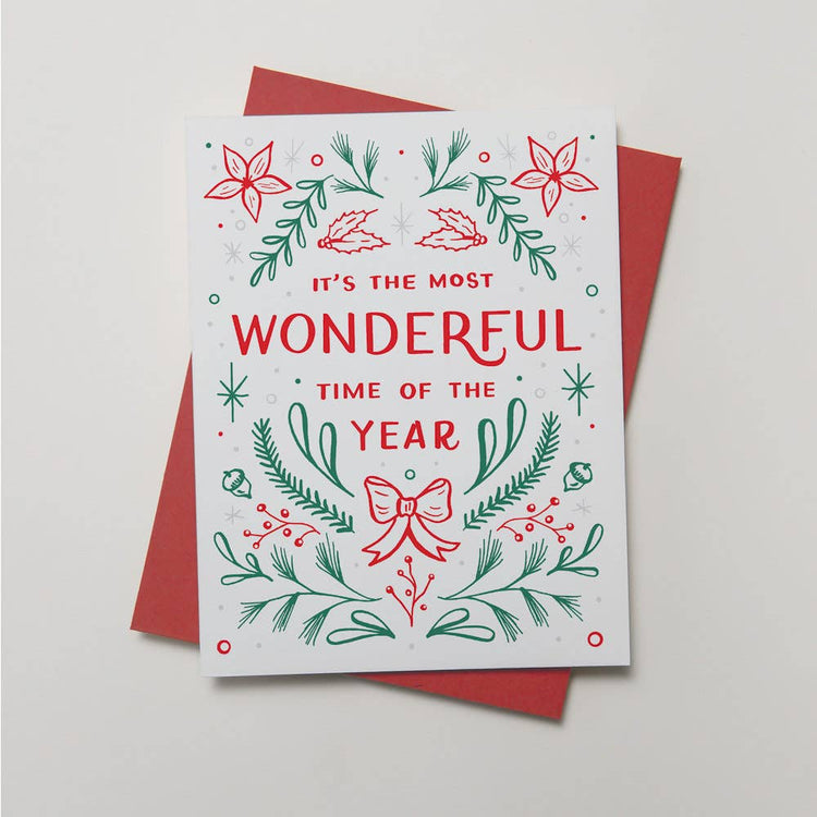 Most Wonderful Time Of The Year Card