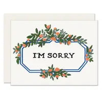 Leafy Marquee Sympathy Card