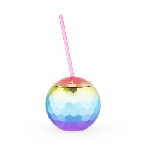 Rainbow Disco Ball Tumbler