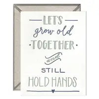 Still Hold Hands Greeting Card