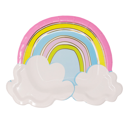 Rainbow Dessert Plates