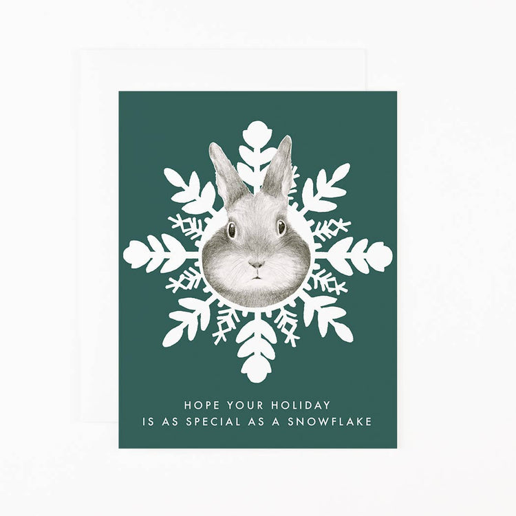 Holiday is as Special as a Snowflake Greeting Card