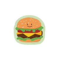 Burger Vinyl Sticker