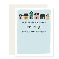 Sign Me Up Village Card