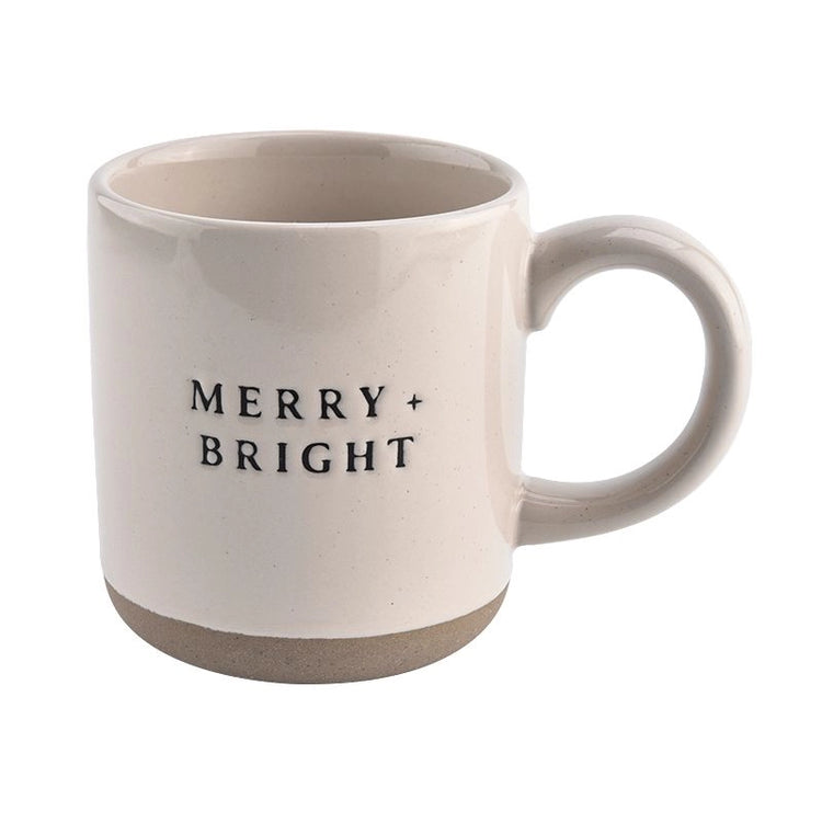 Merry and Bright Stoneware Mug