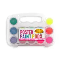 Lil' Paint Pods Neon & Glitter Poster Paint- Set of 12