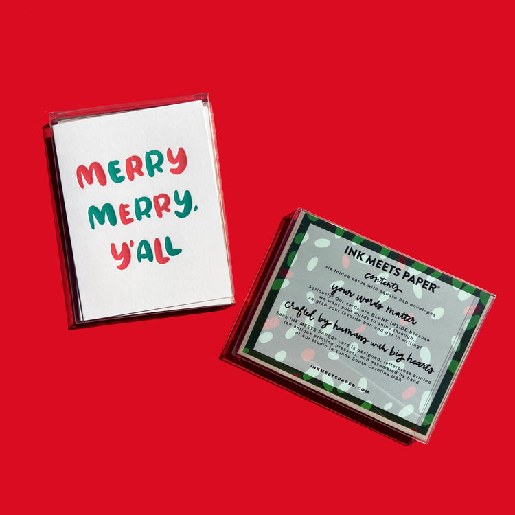 Merry Merry, Y'all Greeting Card